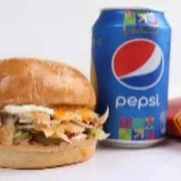 Brioche Bread Burger Meal